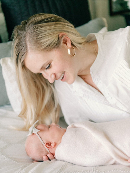 Ashley and Jane when Jane was 3 weeks old. Photograph by Megan Schmitz.