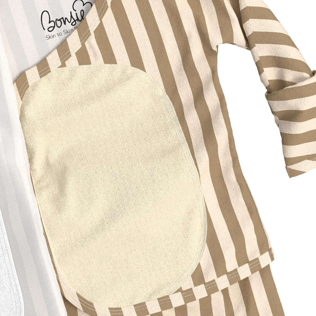 Baby Bundle Footie - Hush Sky + Toffee Twist