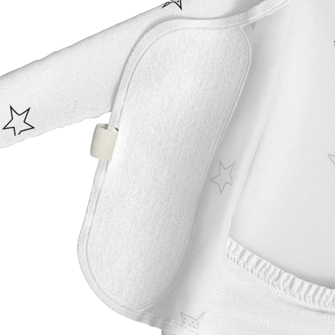 Baby Bundle - Stars Baby Bag Set + Footie