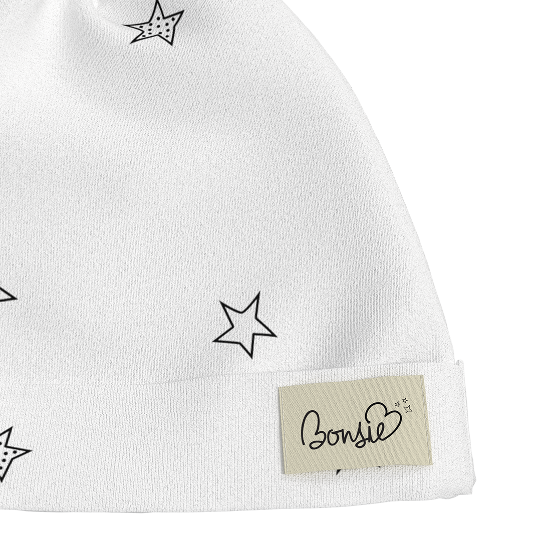 Baby Bundle - Stars Baby Bag Set + Footie
