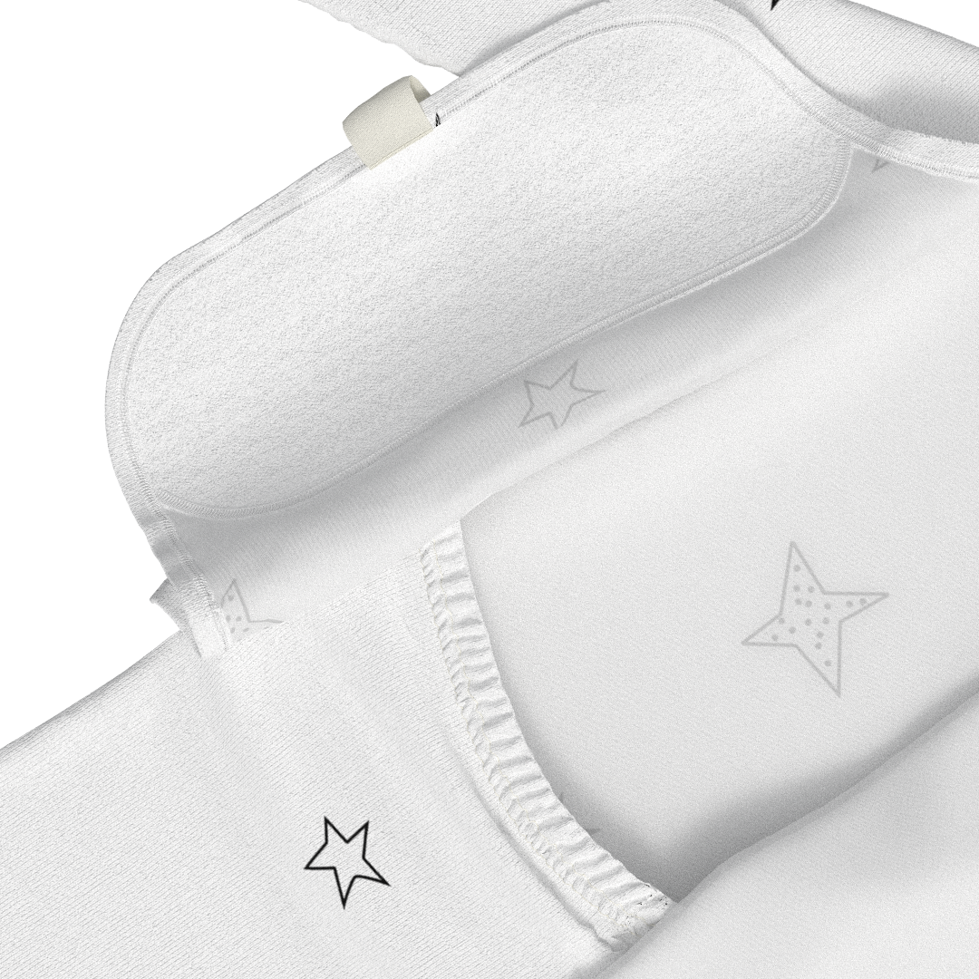 Baby Bundle - Stars Baby Bag Set + Footie