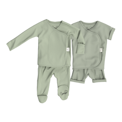 Baby Bundle - Avocado Footie + Romper