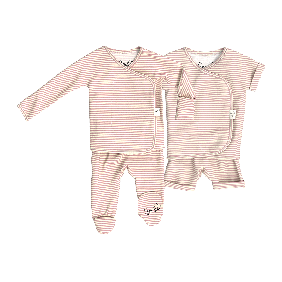 Baby Bundle - Berry Twist Footie + Romper