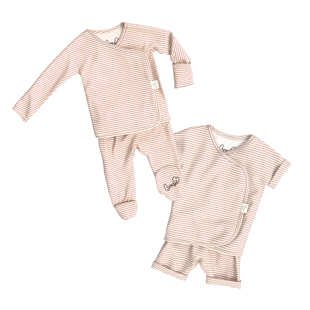 Baby Bundle - Berry Twist Footie + Romper