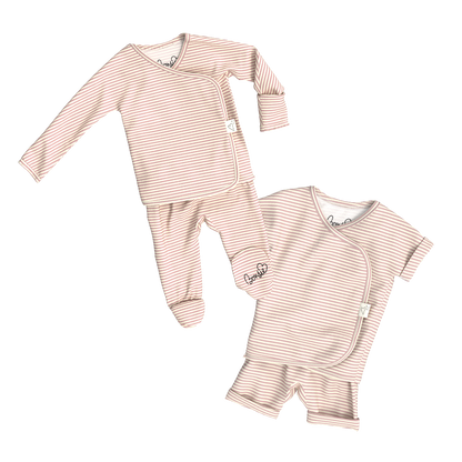 Baby Bundle - Berry Twist Footie + Romper