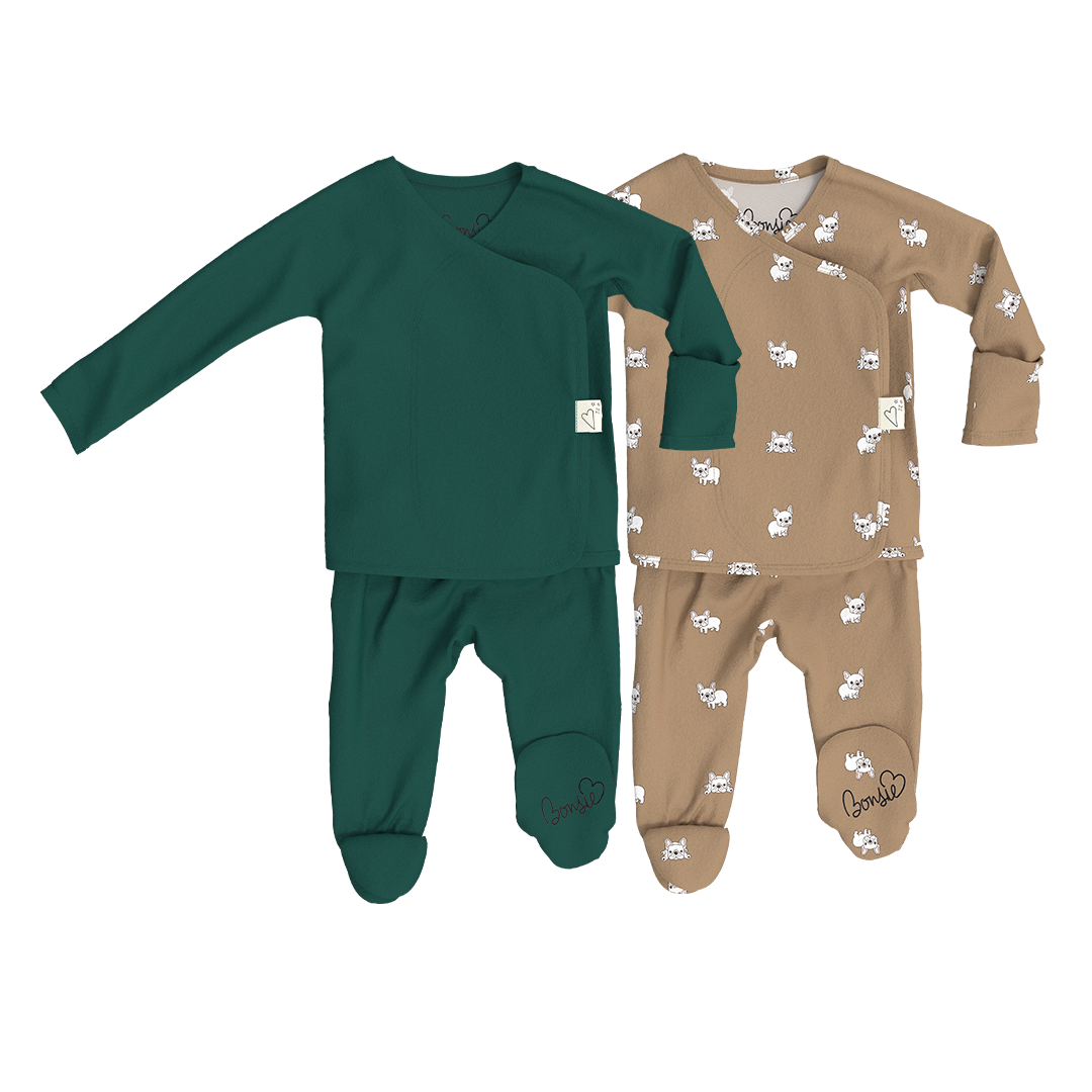 Baby Bundle Footie - Ever Babe + Frenchie