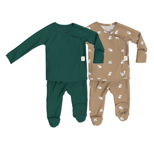 Baby Bundle Footie - Ever Babe + Frenchie