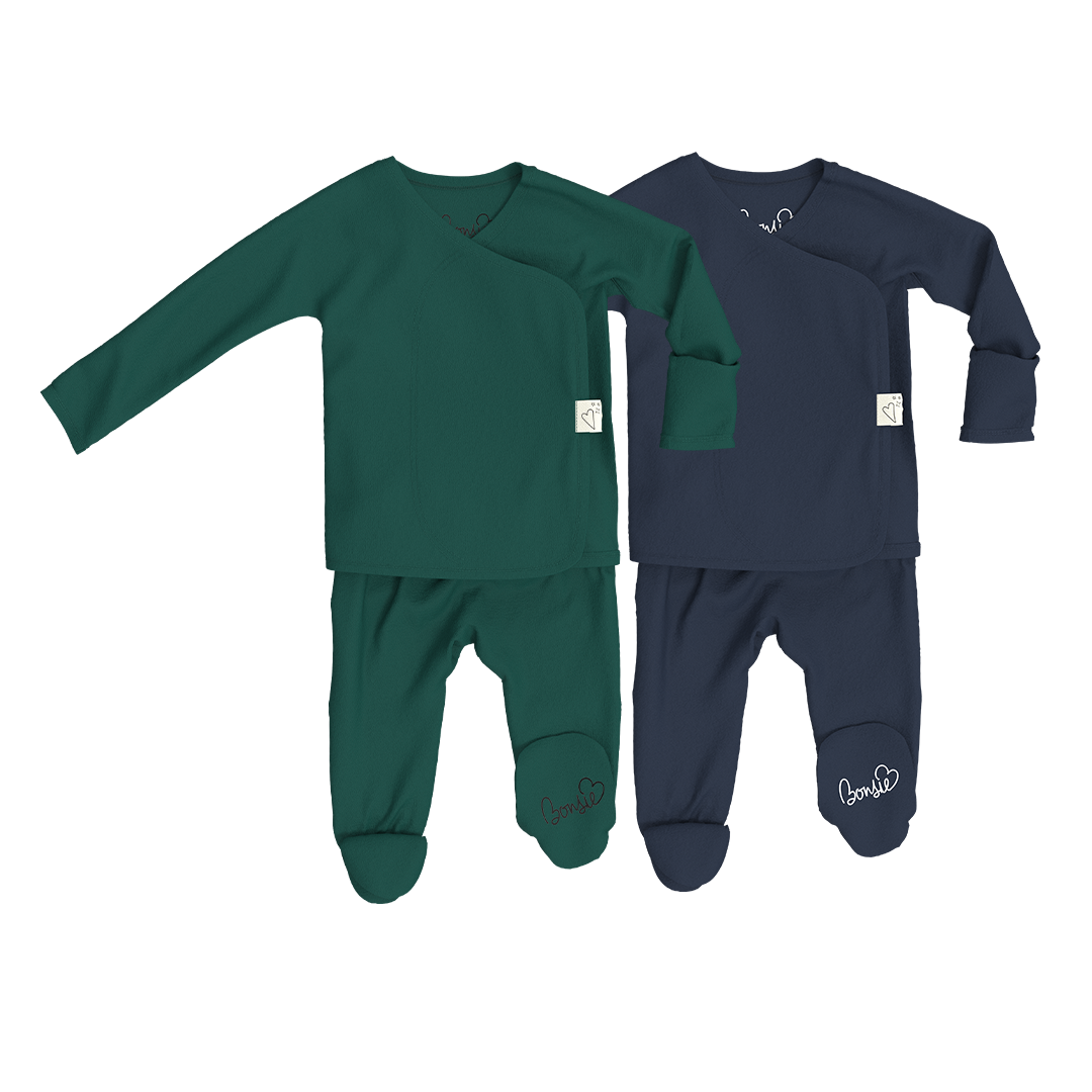 Baby Bundle Footie - Ever Babe + Midnight