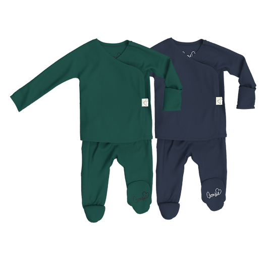 Baby Bundle Footie - Ever Babe + Midnight