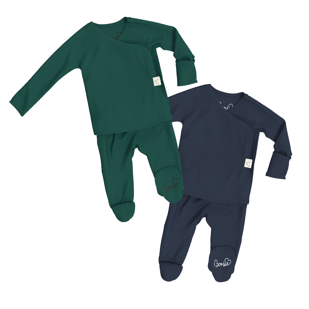 Baby Bundle Footie - Ever Babe + Midnight