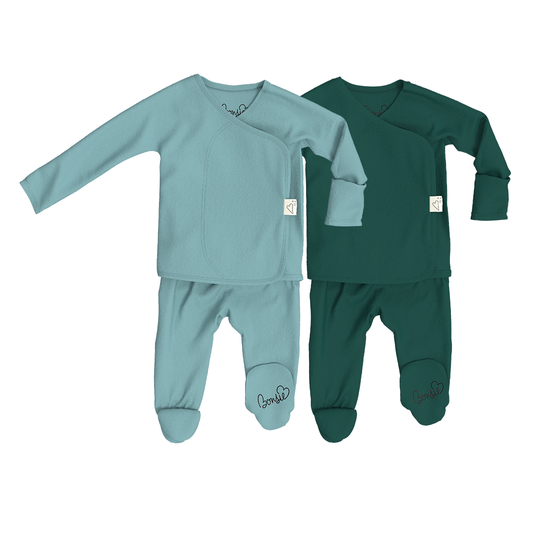 Baby Bundle Footie - Ripple + Ever Babe