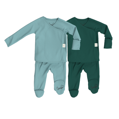 Baby Bundle Footie - Ripple + Ever Babe
