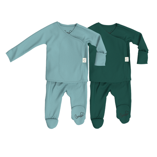 Baby Bundle Footie - Ripple + Ever Babe