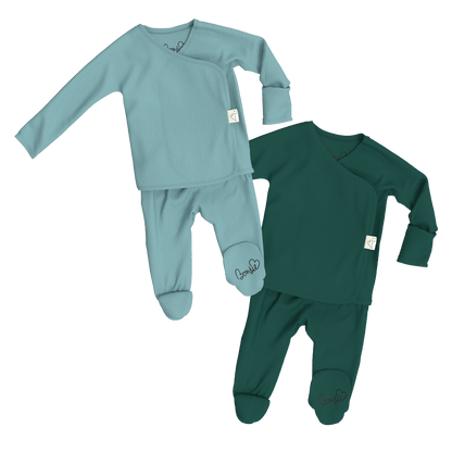 Baby Bundle Footie - Ripple + Ever Babe