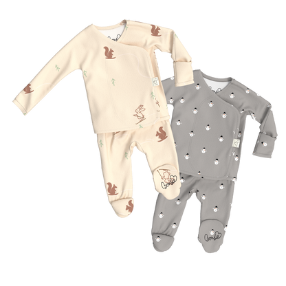 Baby Bundle Footie- Bunny Slopes + Frostie Friends