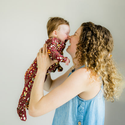Baby Bundle Footie - Oliveyou, Autumn Meadow + Mulberry