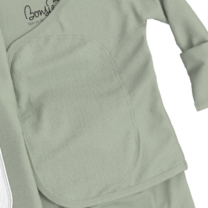 Baby Bundle Footie - Avocado + Mint Twist
