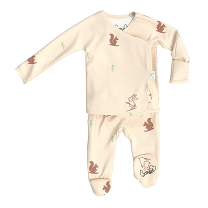 Baby Bundle Footie- Bunny Slopes + Frostie Friends