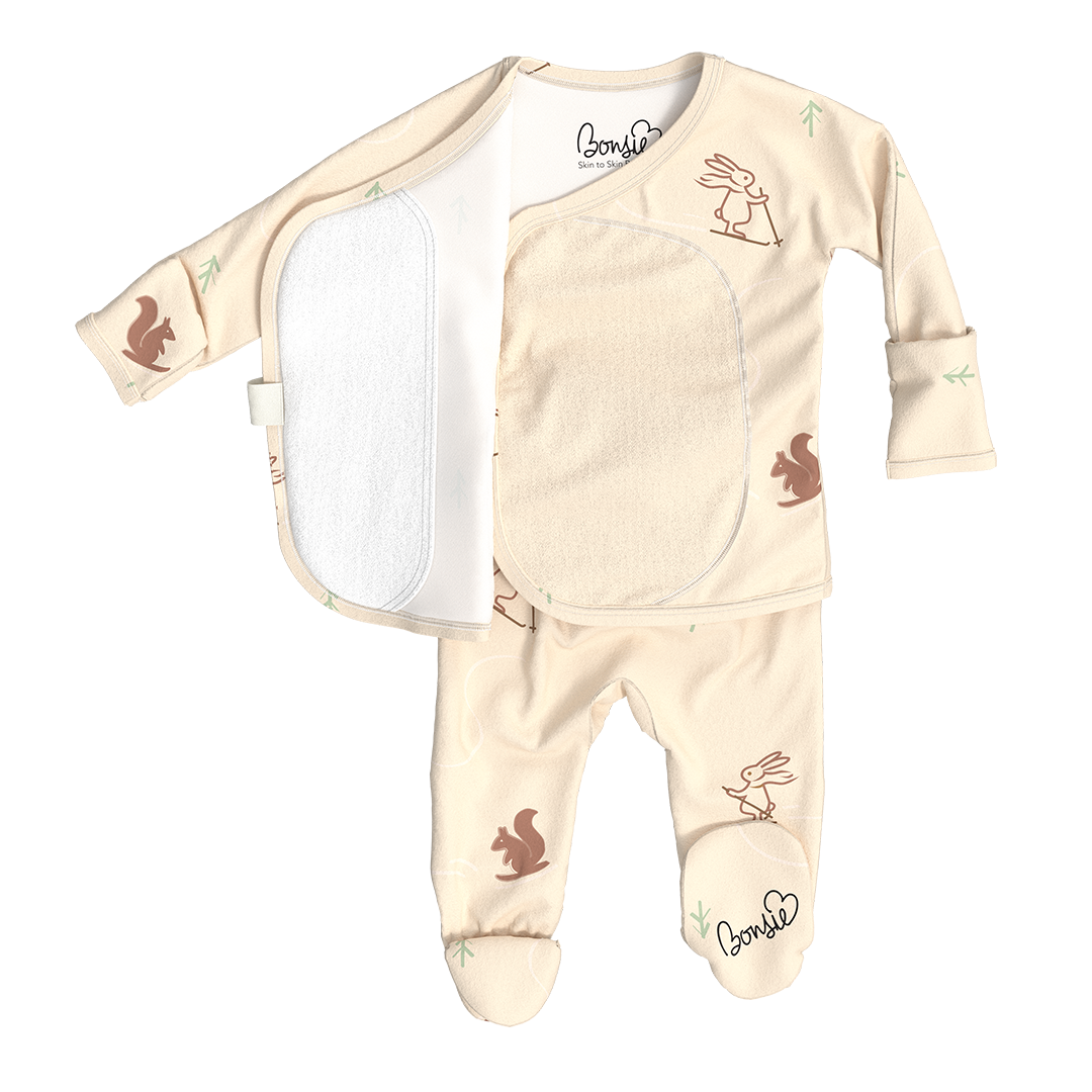 Baby Bundle Footie- Bunny Slopes + Frostie Friends