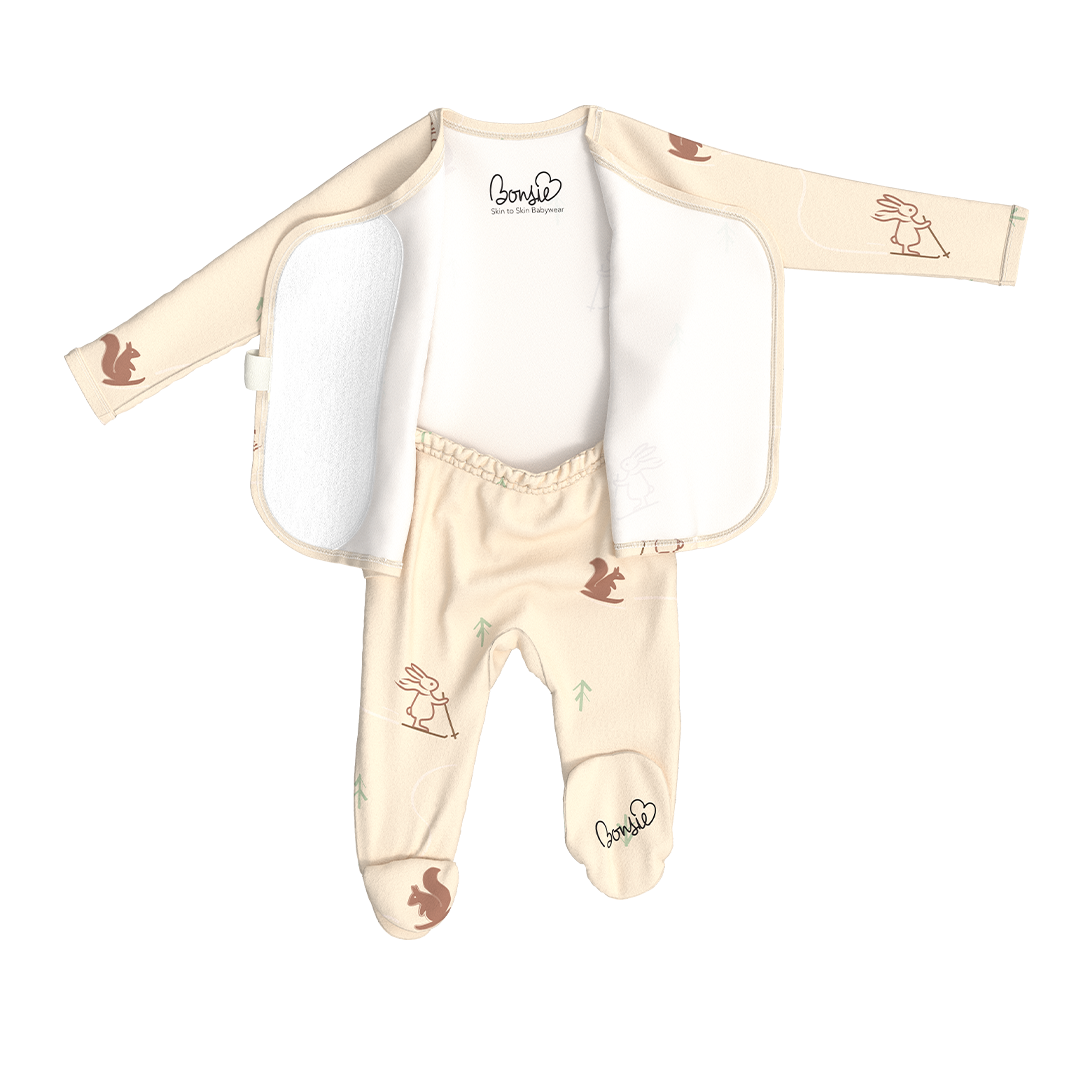 Baby Bundle Footie- Bunny Slopes + Frostie Friends