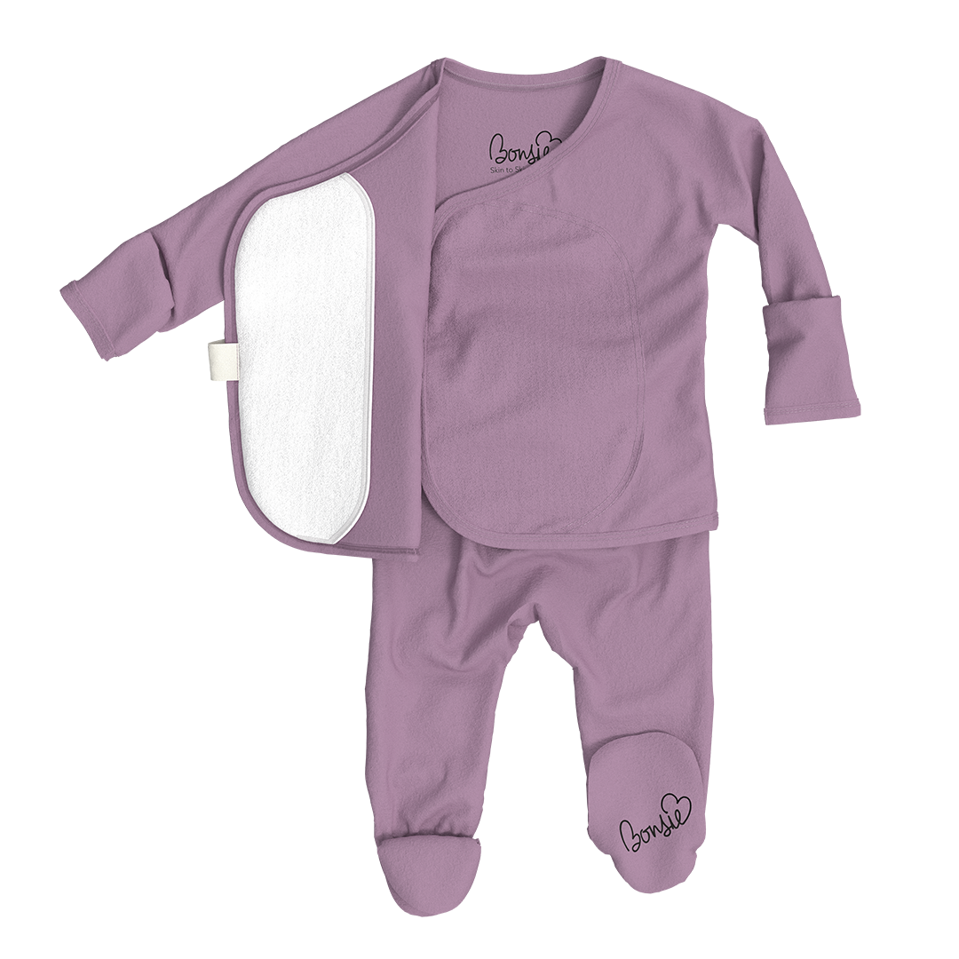 Baby Bundle Footie - Fig + Strawberries