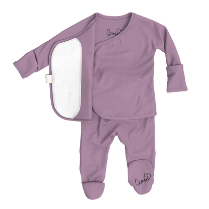 Baby Bundle Footie - Fig + Strawberries