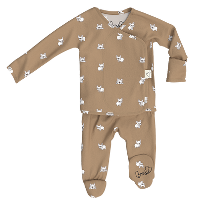Baby Bundle Footie - Milk + Frenchie