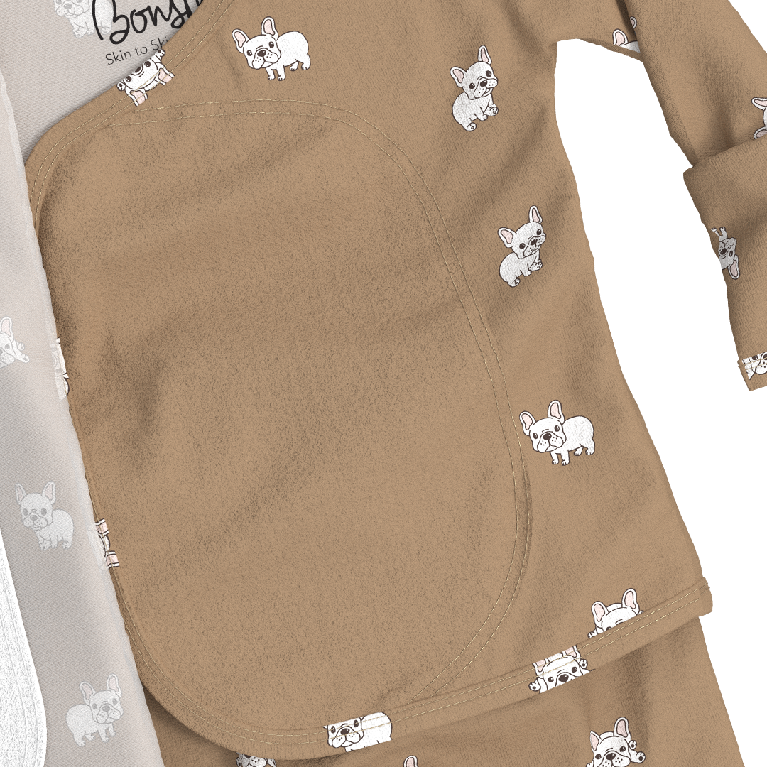 Baby Bundle Footie - Milk + Frenchie