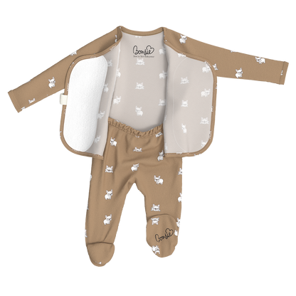 Baby Bundle Footie - Milk + Frenchie