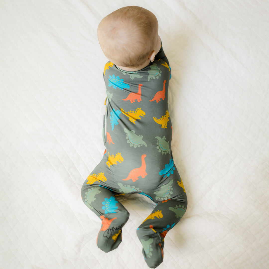 Baby Bundle Footie - Dusty Sky + Lil Stompers