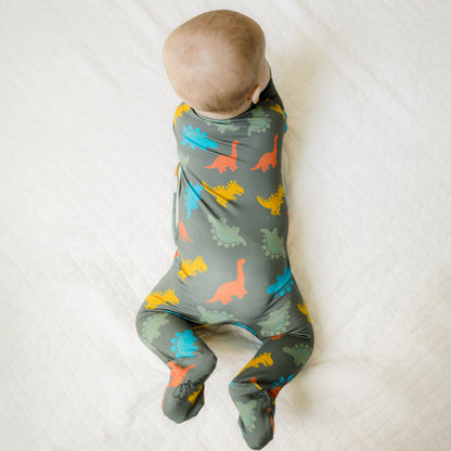 Baby Bundle Footie - Dusty Sky + Lil Stompers