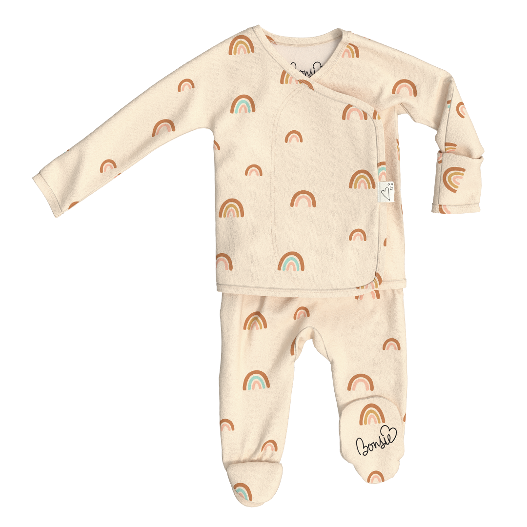 Baby Bundle Footie - Tiny Tide + Little Wishes
