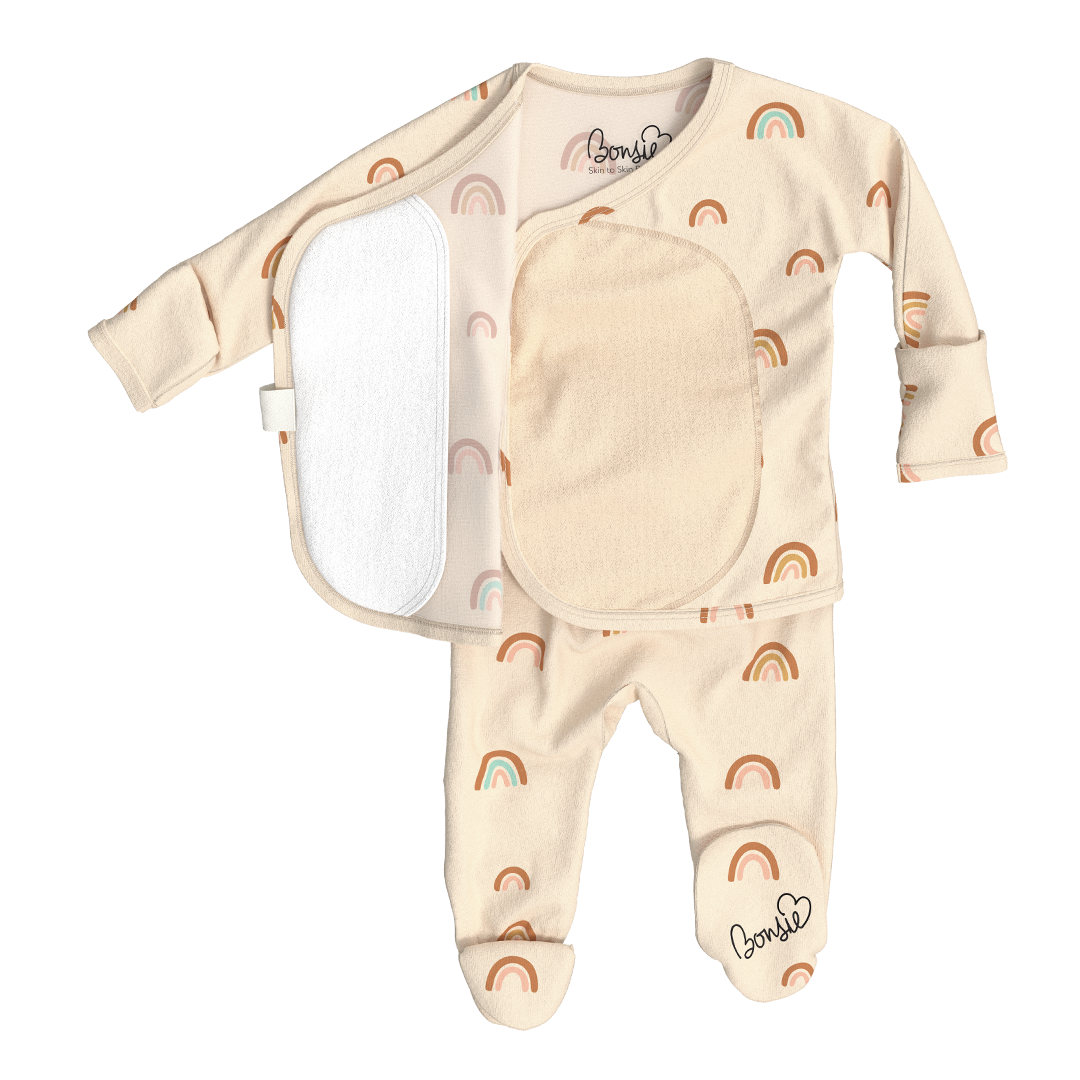 Baby Bundle Footie - Tiny Tide + Little Wishes