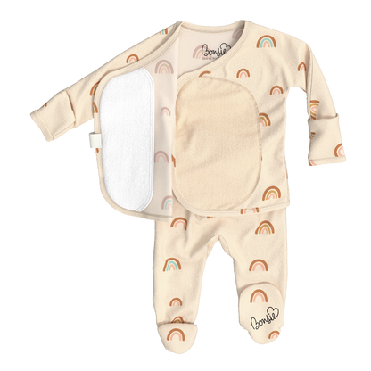 Baby Bundle Footie - Tiny Tide + Little Wishes