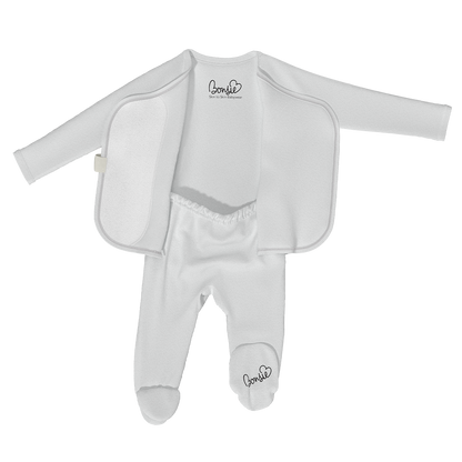Baby Bundle Footie - Milk + Frenchie