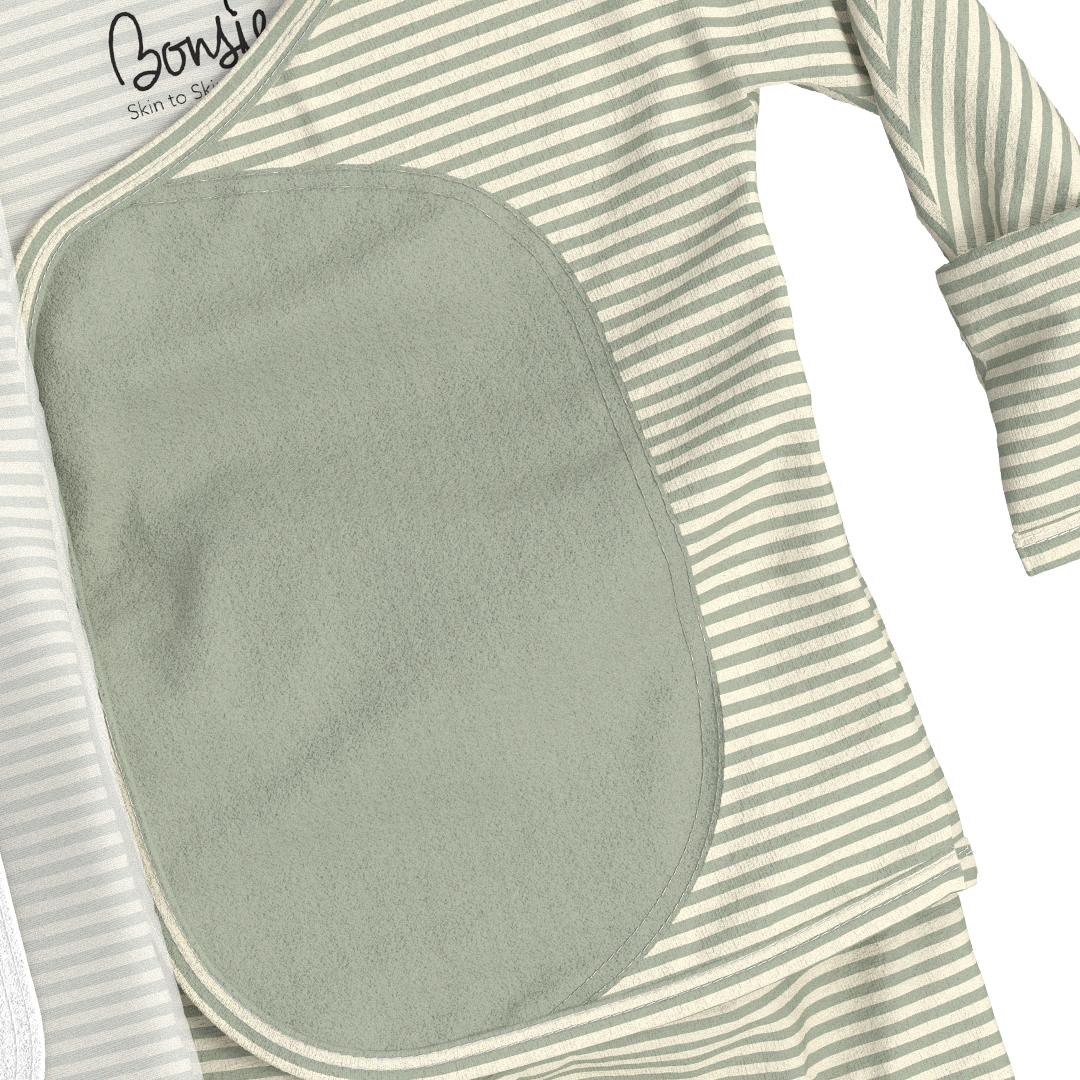 Baby Bundle Footie - Avocado + Mint Twist