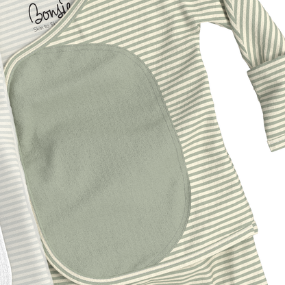 Baby Bundle Footie - Avocado + Mint Twist