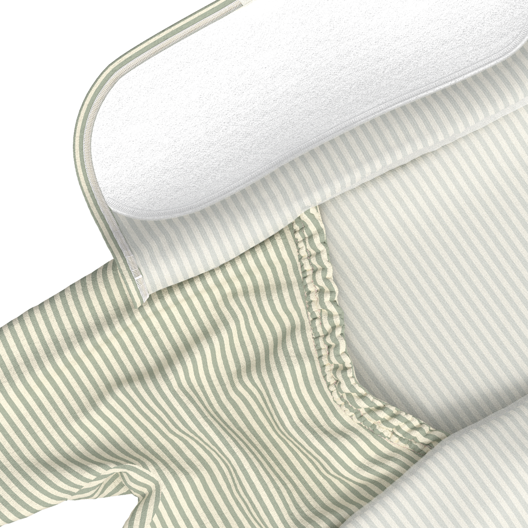 Baby Bundle Footie - Avocado + Mint Twist