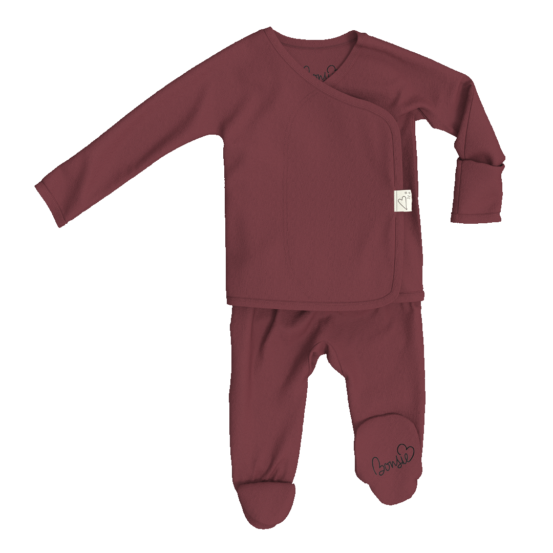 Footie - Mulberry