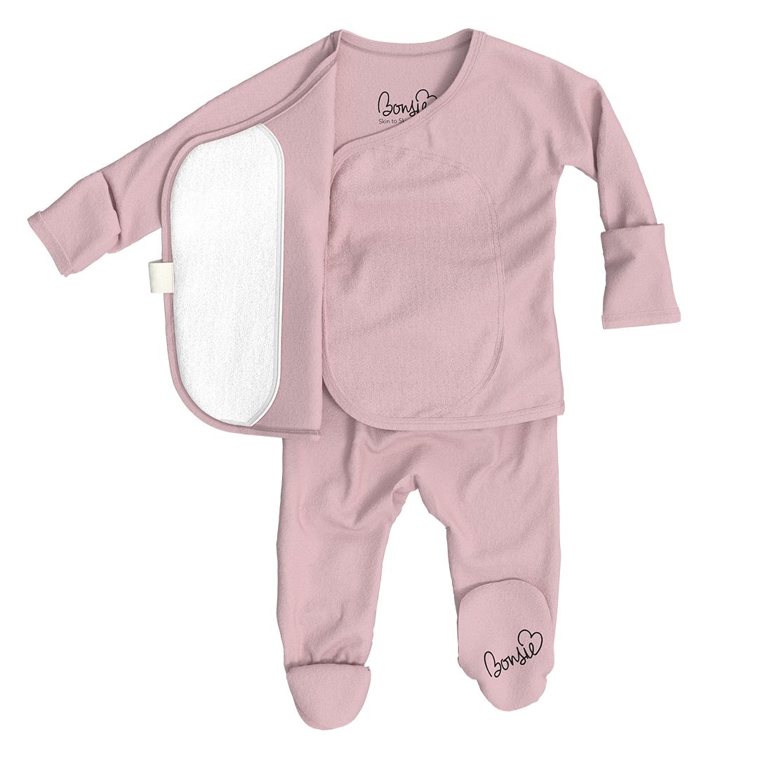 Baby Bundle Footie - Peony + Berry Twist