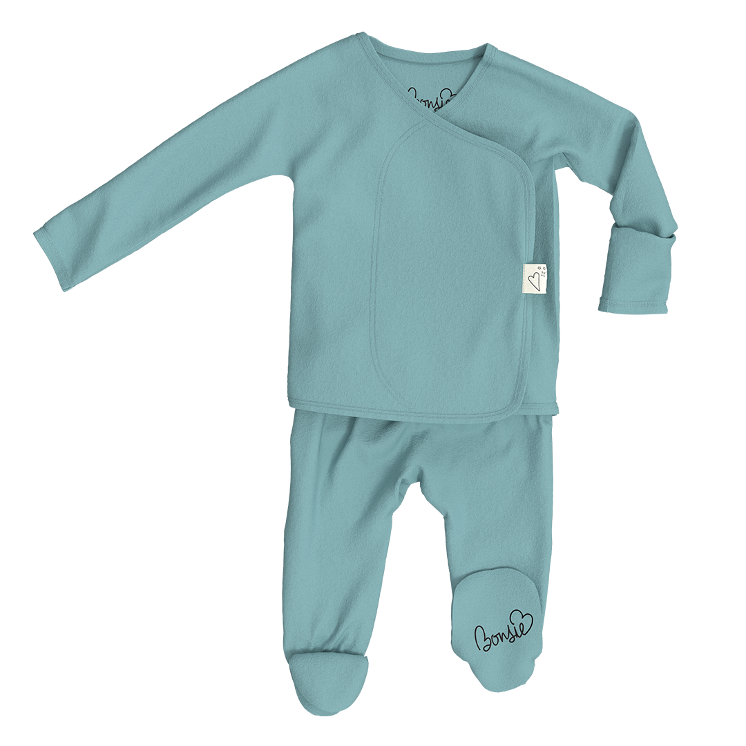 Footie - Ripple - Outlet – Bonsie Skin to Skin Babywear