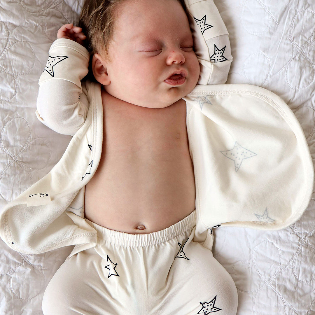 Baby Bundle Footie - Milk + Stars Twin Pack