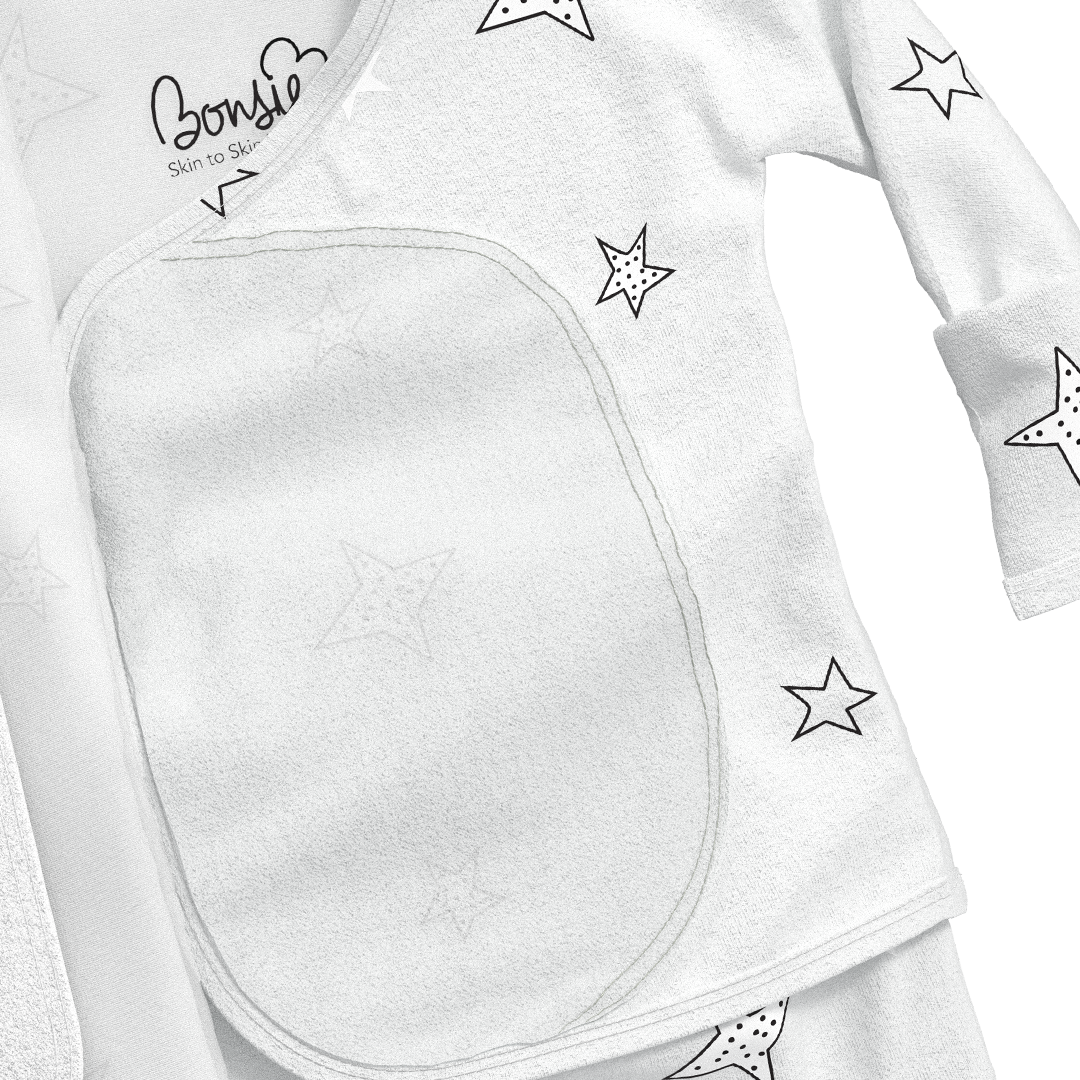 Baby Bundle Footie - Ripple + Stars