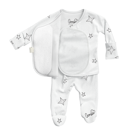 Baby Bundle Footie - Ripple + Stars