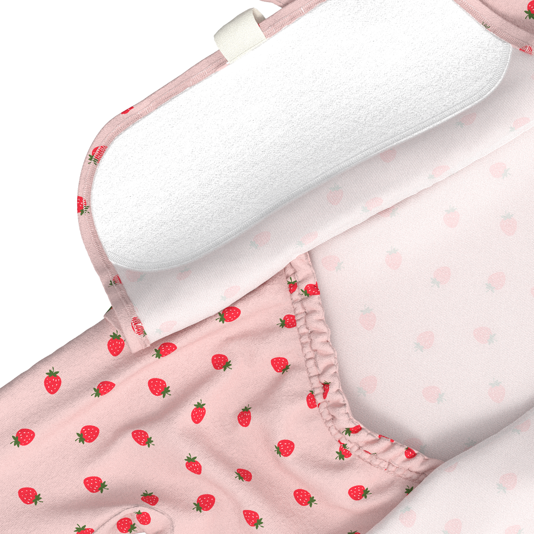 Baby Bundle Footie - Fig + Strawberries