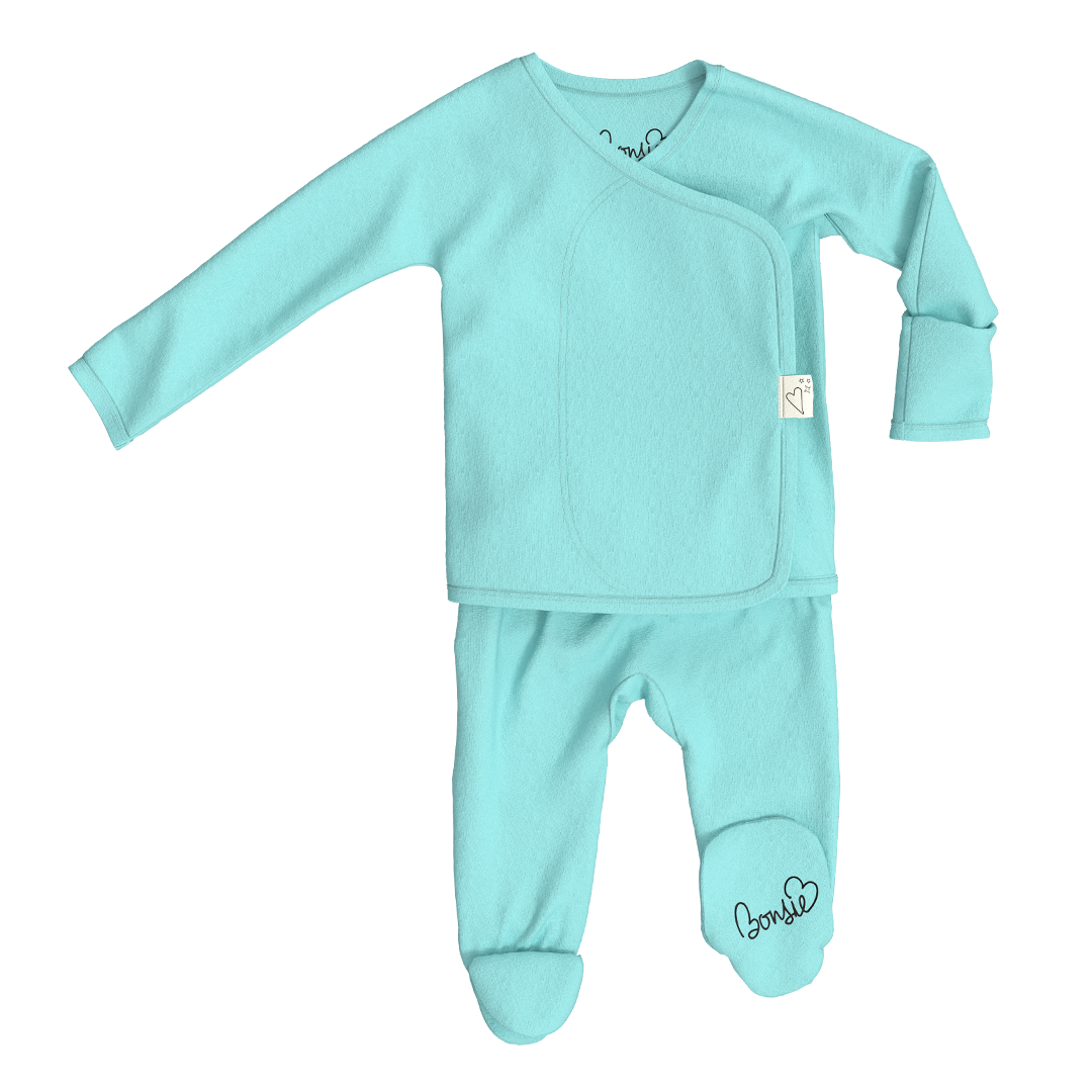 Baby Bundle Footie - Tiny Tide + Little Wishes
