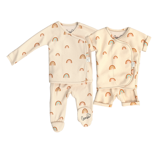Baby Bundle - Little Wishes Footie + Romper