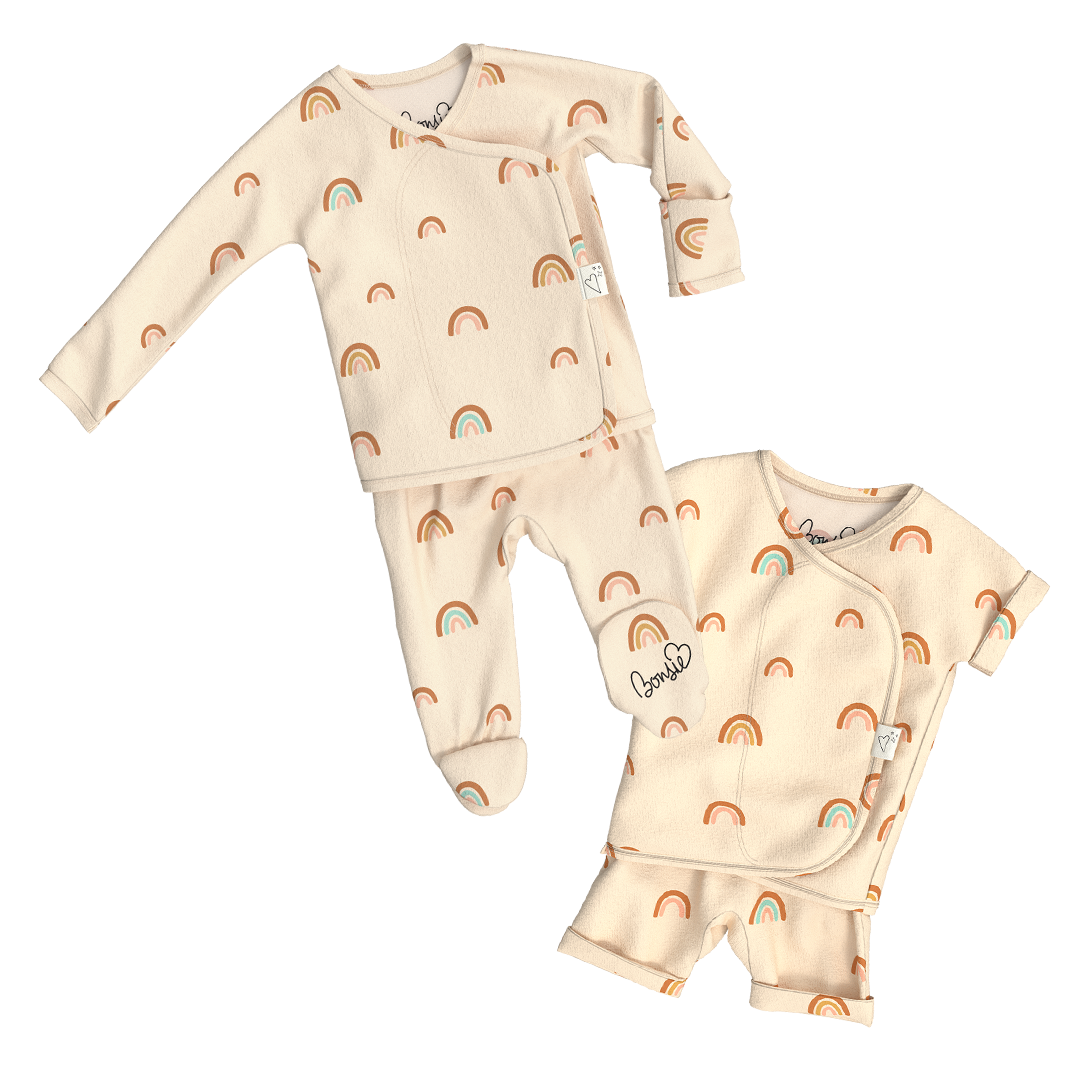 Baby Bundle - Little Wishes Footie + Romper