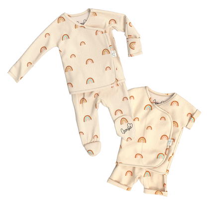 Baby Bundle - Little Wishes Footie + Romper