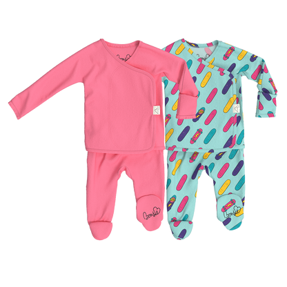 Baby Bundle Footie - Pinky Promise + Tiny Tricks